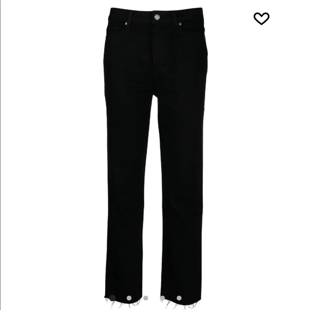 Black size 26 Paige Jacqueline straight leg jean
